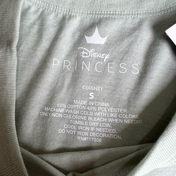 NWT Disney Princess Tiana Aqua Gray Short Sleeve T-Shirt Size: Small - Picture 7 of 12